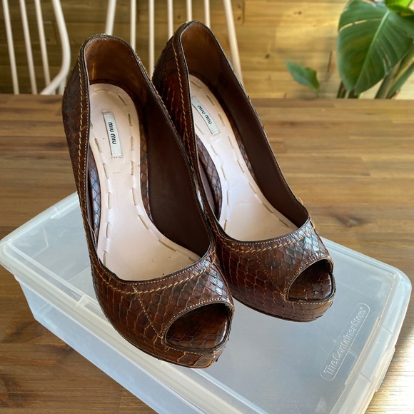 Miu Miu Heels 36.5 - Picture 1 of 7